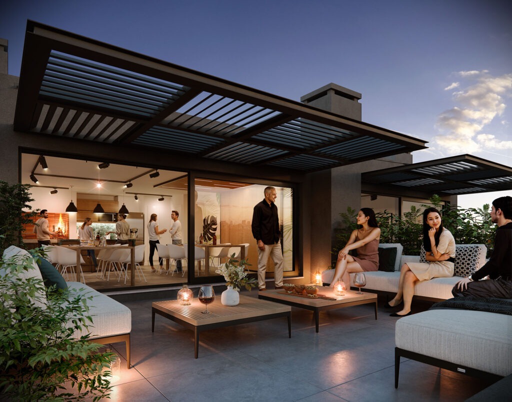 Barbacoas con terraza